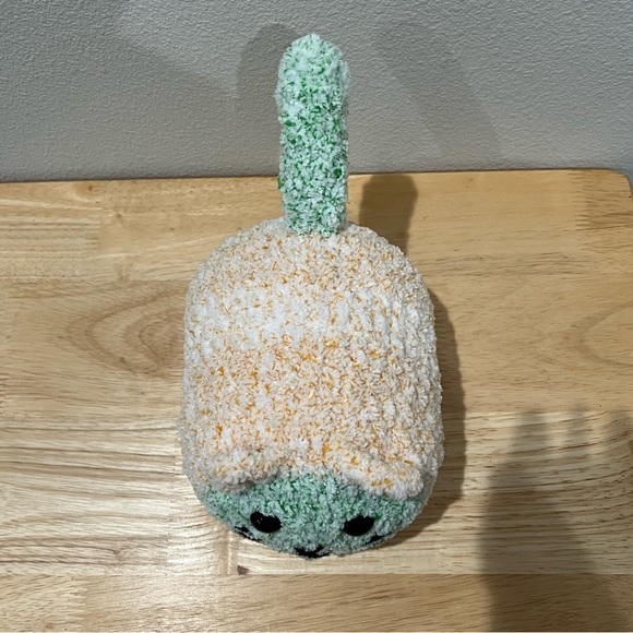 New Crochet Plushie Loaf Cat Orange & Green Two-Tone (Large) - Picture 7 of 11